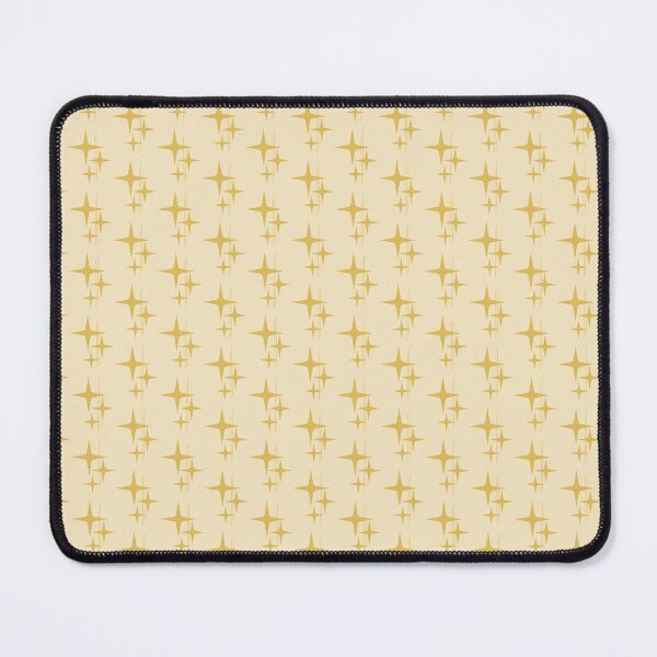 Item preview, Mid Century Modern Atomic Stars and Lines Mustard Yellow Pattern designed and sold by kierkegaard.