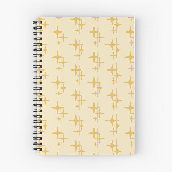 Item preview, Mid Century Modern Atomic Stars and Lines Mustard Yellow Pattern designed and sold by kierkegaard.