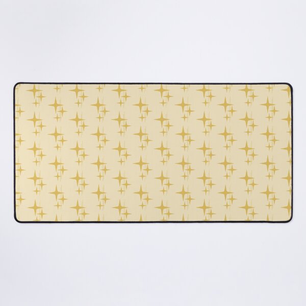 Item preview, Mid Century Modern Atomic Stars and Lines Mustard Yellow Pattern designed and sold by kierkegaard.
