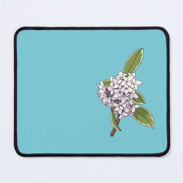Item preview, Soft Pink Daphne Odora Botanical Illustration - Delicate Winter Daphne Flowers designed and sold by Caterina@.