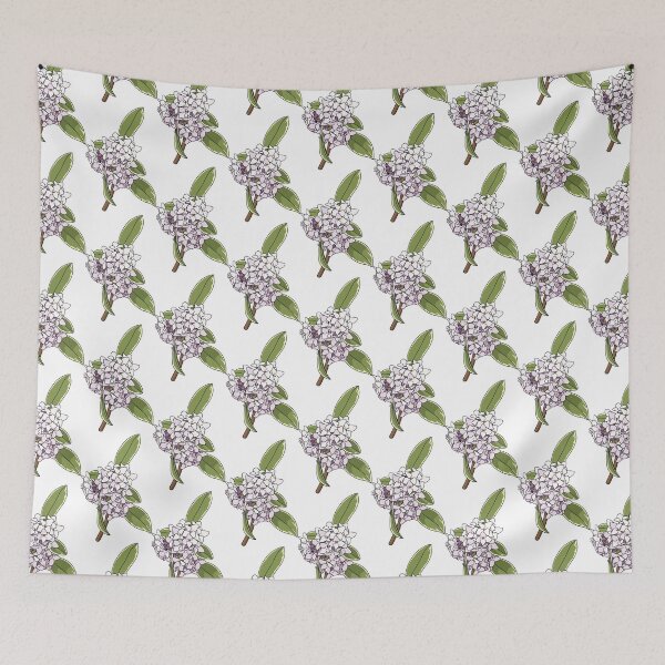 Item preview, Soft Pink Daphne Odora Botanical Illustration - Delicate Winter Daphne Flowers designed and sold by Caterina@.