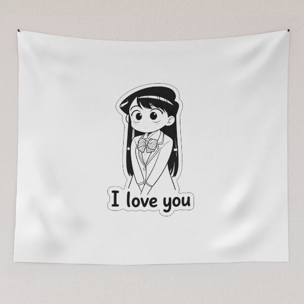 Item preview, Sweetheart Girl I Love You Sticker Main Tag: designed and sold by EgoSovereign.