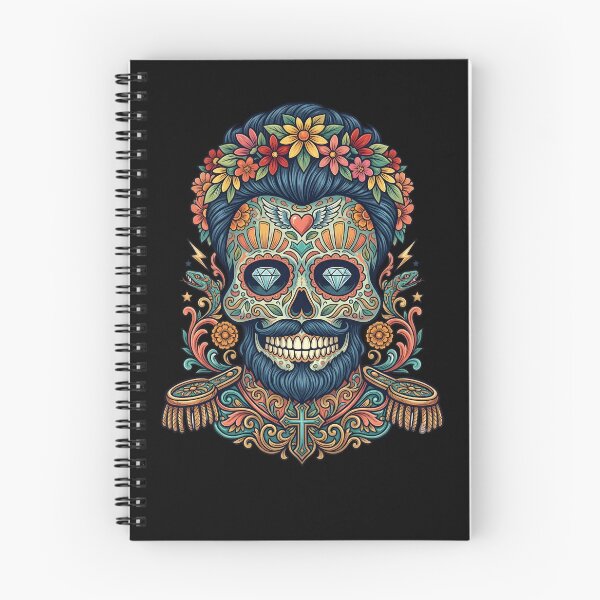 Item preview, Copy of Mystic Necromancer Skull Blue Lightning Energy Gothic Art designed and sold by DrawHandArt.