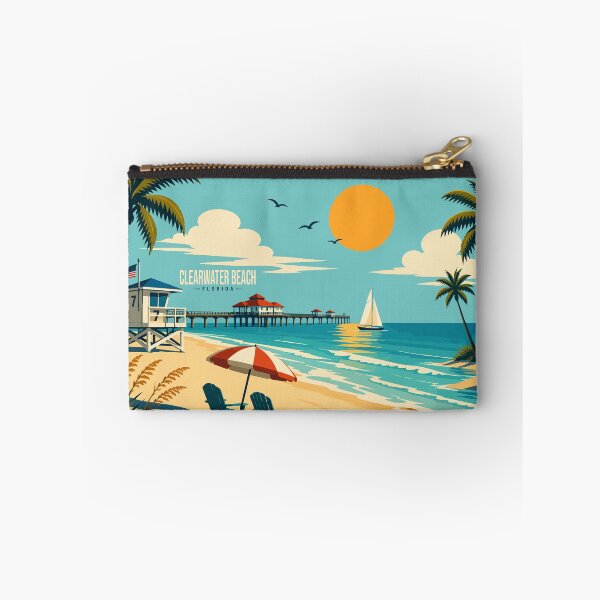 Item preview, The Clearwater Beach Travel Poster designed and sold by rogue-design.