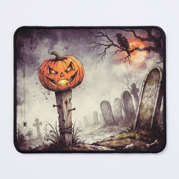 Item preview, Spooky Halloween cemetery designed and sold by MagelliShop.
