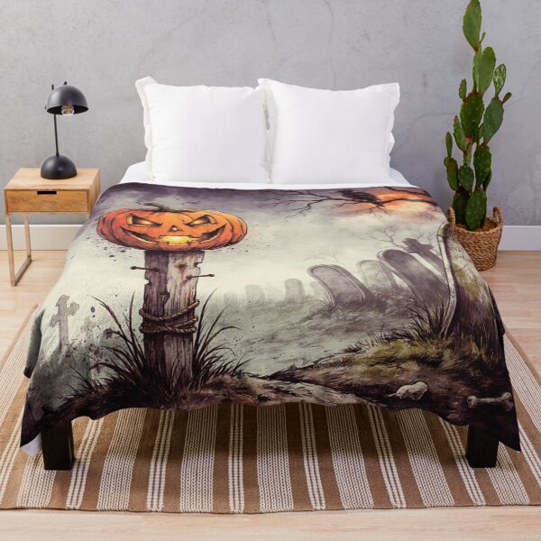 Item preview, Spooky Halloween cemetery designed and sold by MagelliShop.