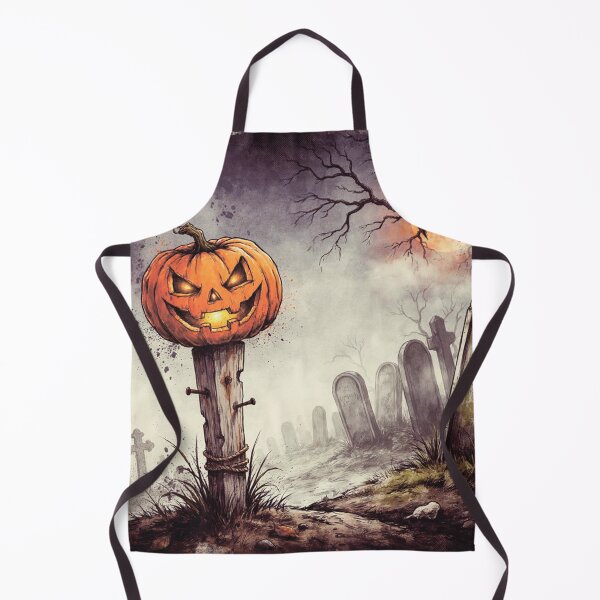 Item preview, Spooky Halloween cemetery designed and sold by MagelliShop.