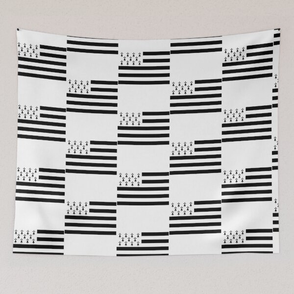 Item preview, Brittany Flag designed and sold by Jansdtiftsowich.