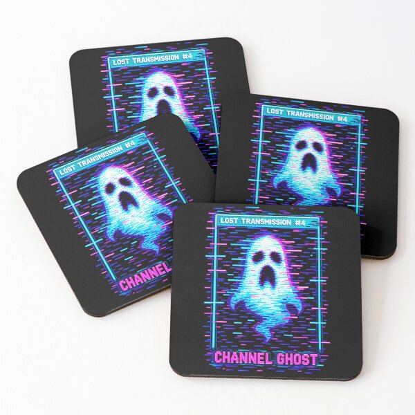 Item preview, Ghost Transmission – Haunted Neon Broadcast designed and sold by JupiterGlitchEmpire.