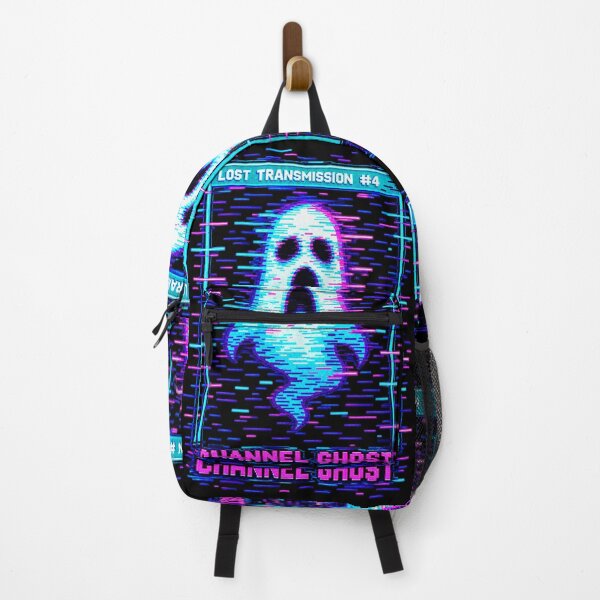 Item preview, Ghost Transmission – Haunted Neon Broadcast designed and sold by JupiterGlitchEmpire.