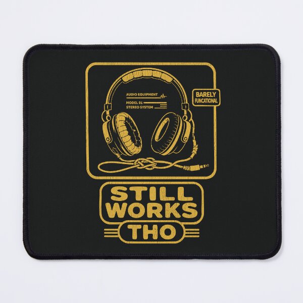 Item preview, Still Works Tho Retro Headphones Vintage Audio designed and sold by CamaleonDesigns.