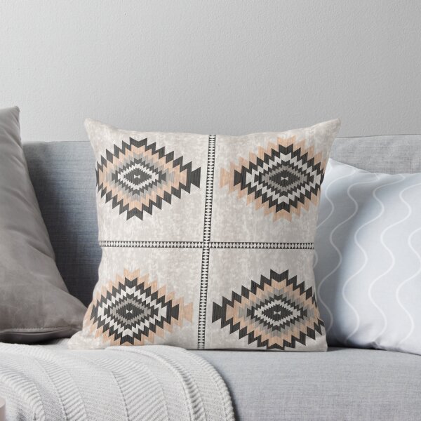 Item preview, Neutral Southwestern Boho Tribal Geometric Grid Pattern designed and sold by Momoko-Hikaru.