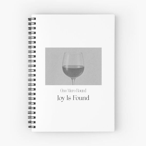 Item preview, One More Round Joy Is Found | Funny Wine Lover Quote designed and sold by luckyhue.