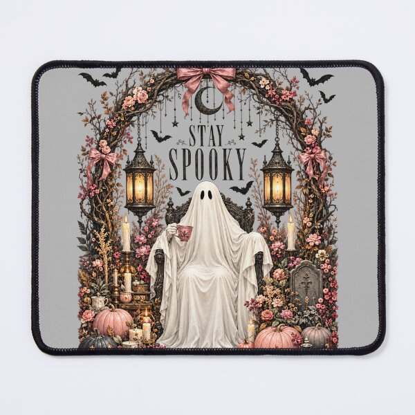 Item preview, stay Spooky halloween boo ghost designed and sold by Starry Night Creative Art.