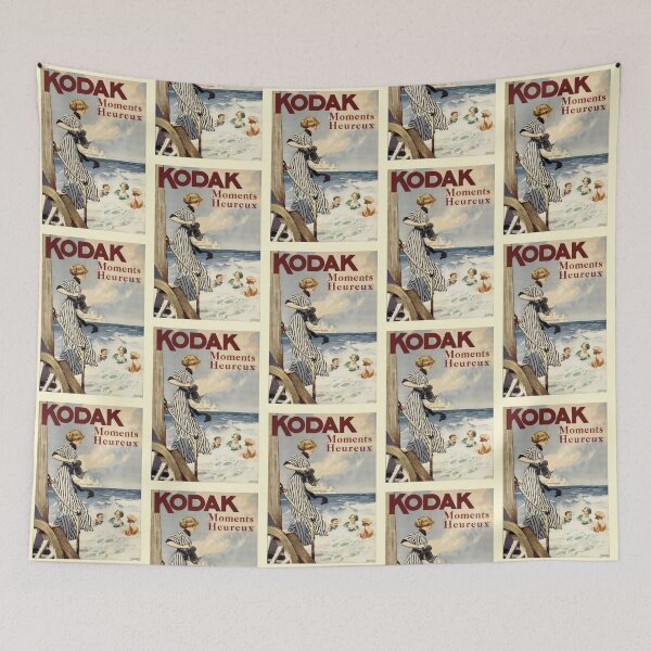 Item preview,  Vintage French The Kodak Girl Poster designed and sold by stevepaint.