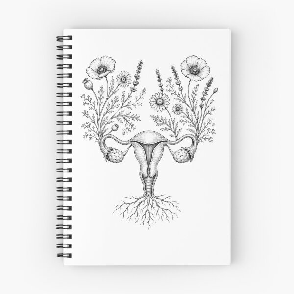 Item preview, Wildflower Botanical Womb Fine designed and sold by myriamec.