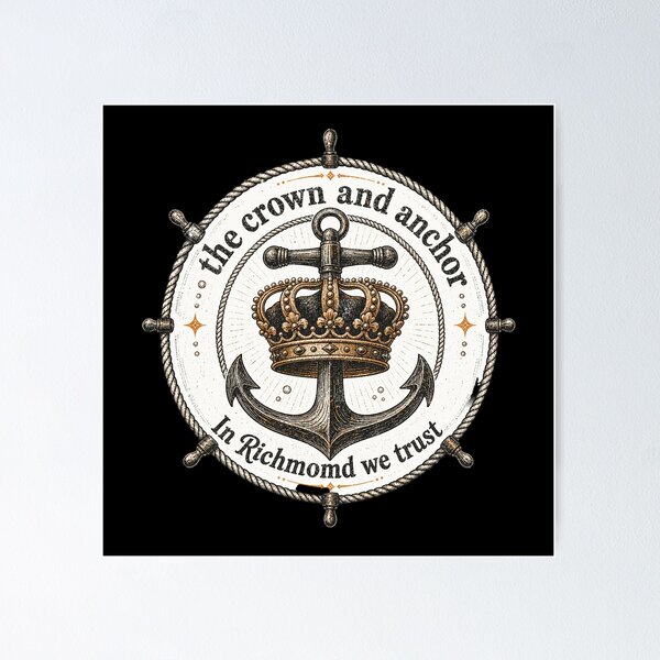 Item preview, The crown and anchor designed and sold by Olena Du.