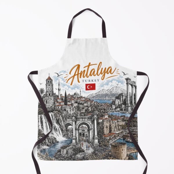 Item preview, Antalya Turkey Vintage Travel Art designed and sold by CHC.