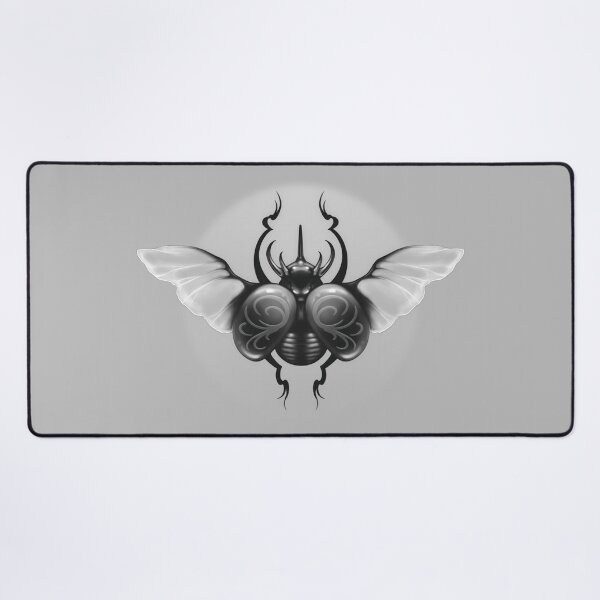 Item preview, Gothic Rhino Beetle Tattoo designed and sold by amidst-no-whale.