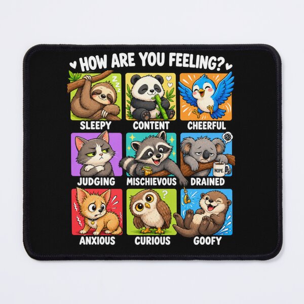 Item preview, How Are You Feeling Animal Moods designed and sold by NobleTeesLLC.