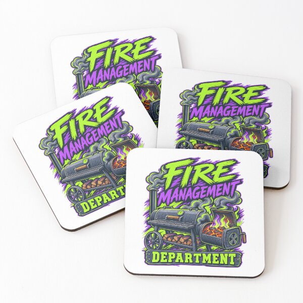 Item preview, Fire Management Department - Funny BBQ Pitmaster designed and sold by PWD-Design.