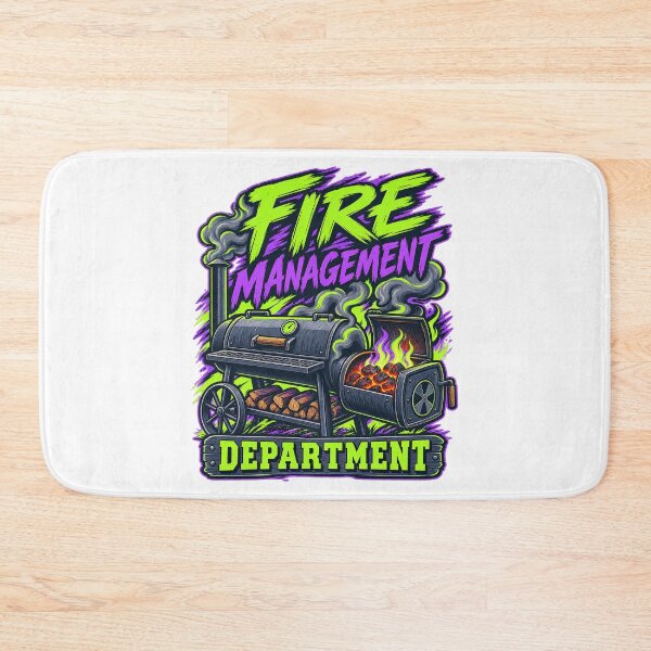Item preview, Fire Management Department - Funny BBQ Pitmaster designed and sold by PWD-Design.
