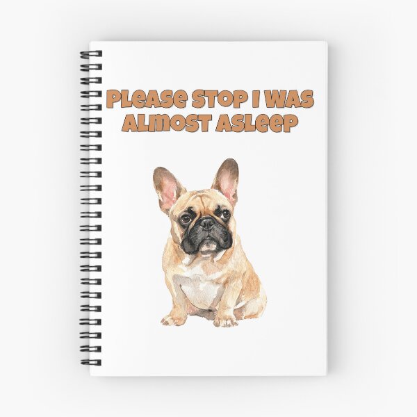 Item preview, French Bulldog Nap Interrupted Funny Dog Art designed and sold by NatureUnleashed.