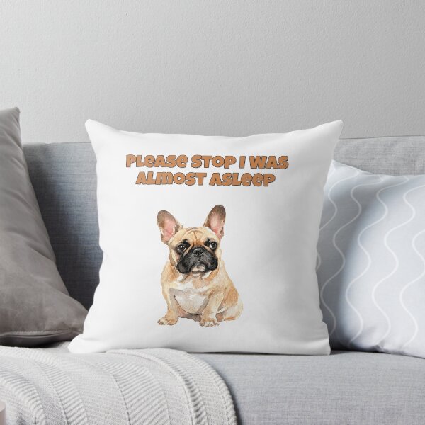 Item preview, French Bulldog Nap Interrupted Funny Dog Art designed and sold by NatureUnleashed.