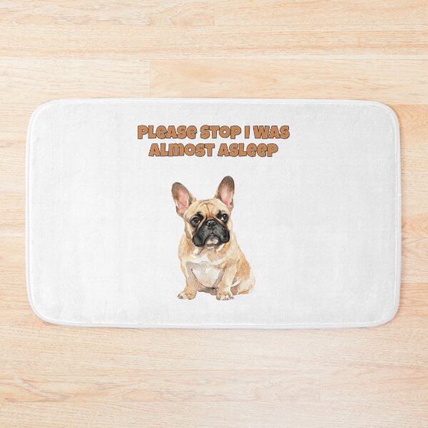 Item preview, French Bulldog Nap Interrupted Funny Dog Art designed and sold by NatureUnleashed.