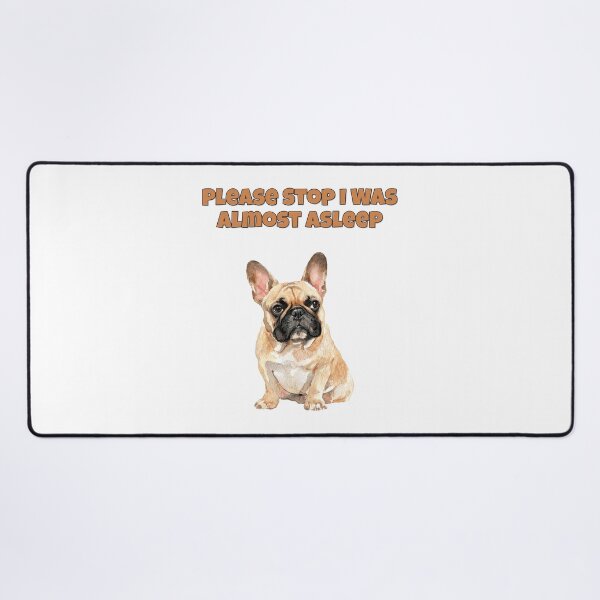 Item preview, French Bulldog Nap Interrupted Funny Dog Art designed and sold by NatureUnleashed.