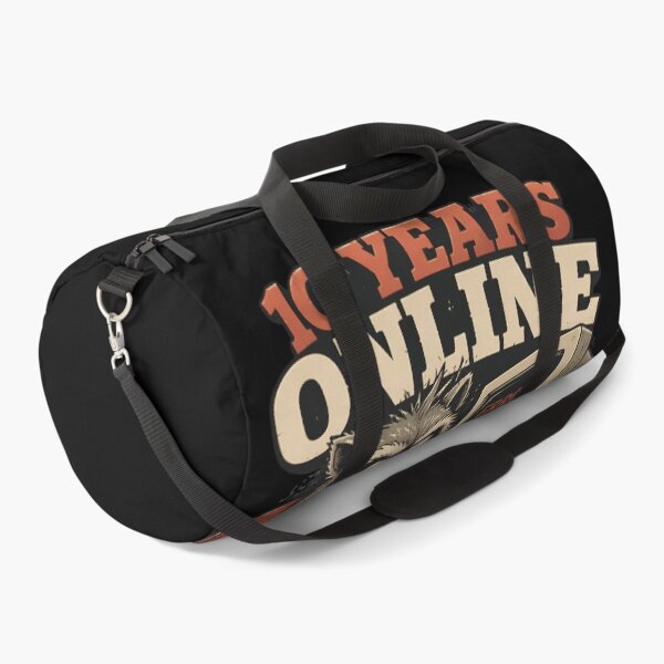 Item preview, 10 Years Online Still a Beginner – Funny Raccoon Computer Retro Design designed and sold by CalmDownZone ⭐️⭐️⭐️⭐️⭐️.