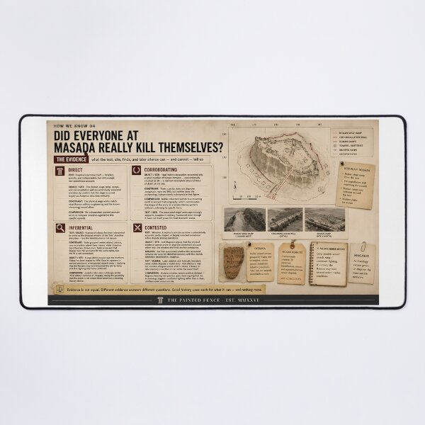 Item preview, Did Everyone at Masada Really Kill Themselves? Plate 2: The Evidence — Historical Evidence Print designed and sold by The Painted Fence.