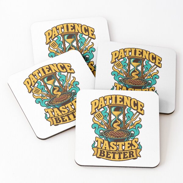 Item preview, Patience Tastes Better - Low And Slow BBQ designed and sold by PWD-Design.