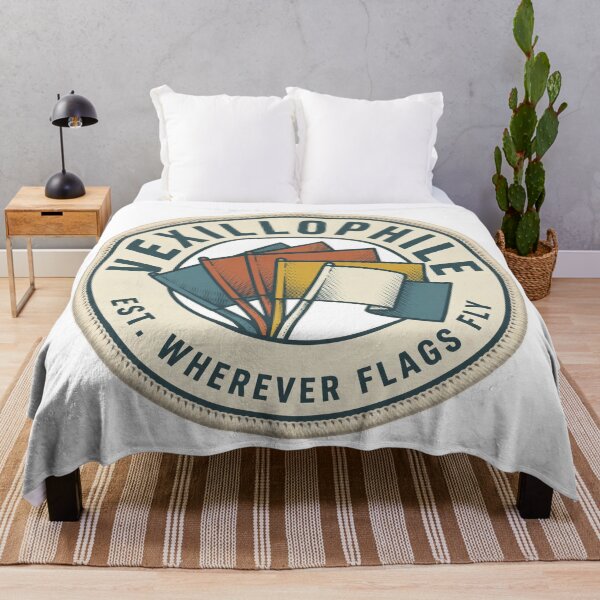 Item preview, Easily Obsessed With Flags - Vexillophile Retro Design designed and sold by Osmose-Studio ⭐⭐⭐⭐⭐.