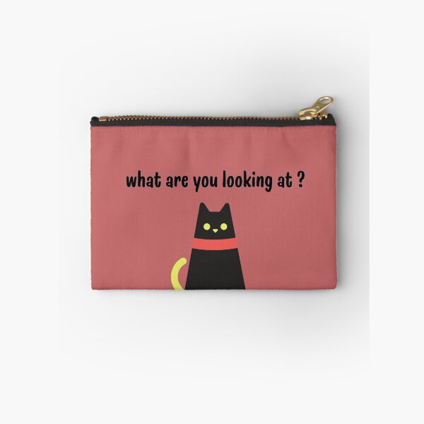 Item preview, What Are You Looking At? Black Cat designed and sold by Gingergarlic.