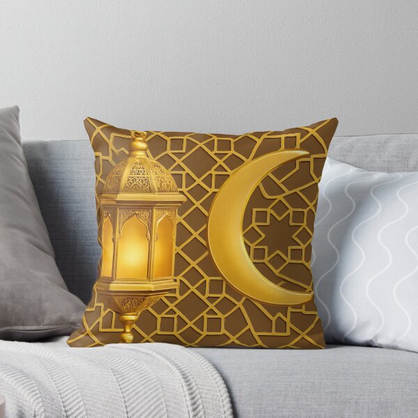 Item preview, "Ramadan Nights" Elegant Lantern, Moon & Geometric Art - (V.1) designed and sold by D-Islamic.