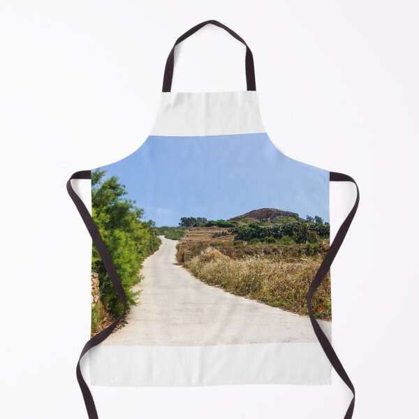 Item preview, Sunny Country Road Leading Up a Rural Hill Through Dry Grass and Stone Walls designed and sold by Nmallia.