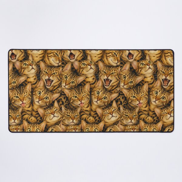 Item preview, Cute Bengal Cat Faces Portrait Collage designed and sold by merchxwear.