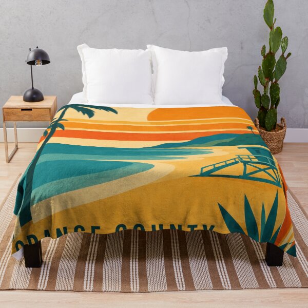Item preview, Orange County Sunset Mid-Century Modern Art designed and sold by KawaiiDesigns26.