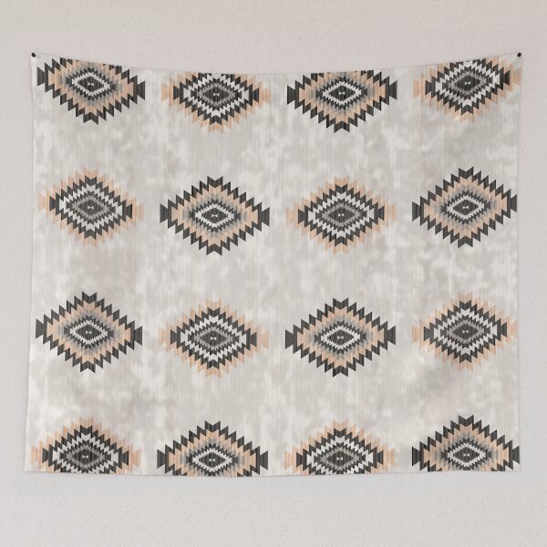 Item preview, Neutral Southwestern Boho Tribal Geometric Micro Pattern designed and sold by Momoko-Hikaru.