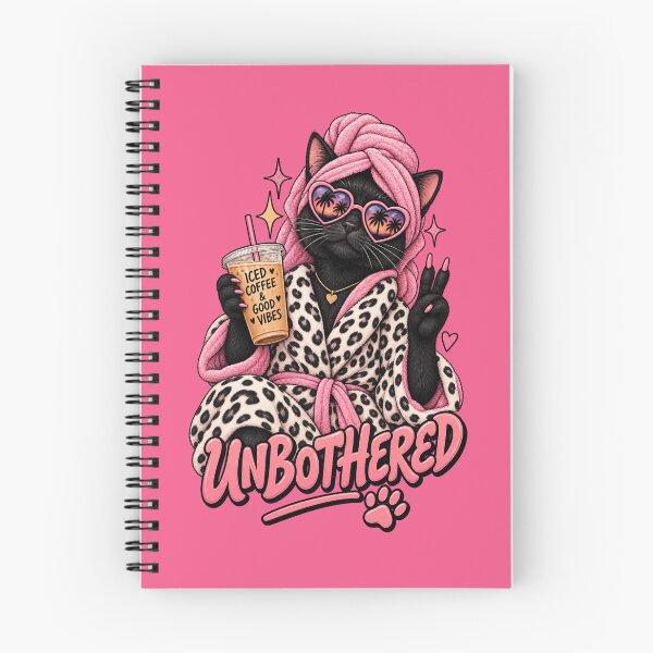 Item preview, Unbothered Cat – Iced Coffee & Good Vibes designed and sold by AndGarciart.