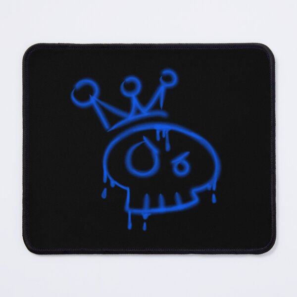 Item preview, Y2k graffiti skull with crown designed and sold by YaroshMaria.