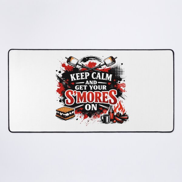 Item preview, Keep Calm And Get Your S’mores On – Funny Camping & Campfire designed and sold by GabeMountainArt.