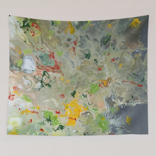 Item preview, Chaotic Whirlwind of Spring - Abstract Fluid Art F. Barakatt designed and sold by F. Barakatt Studio.