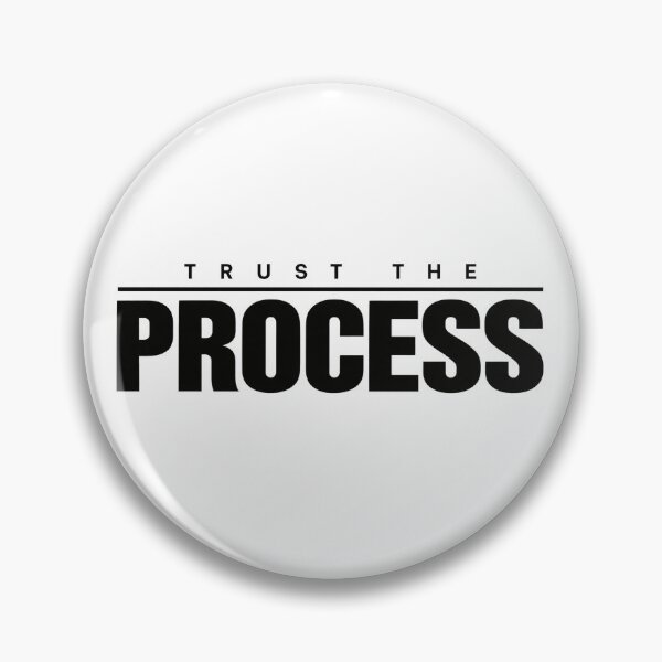 Item preview, Trust The Process | Minimalist Bold Typography Tee designed and sold by CreativeKrish07.