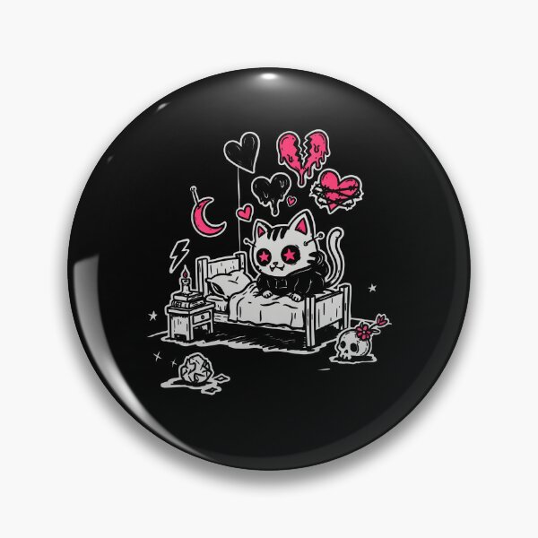 Item preview, Hoodie Cat Scene Kid Emo Aesthetic Art designed and sold by Say It With Ink.