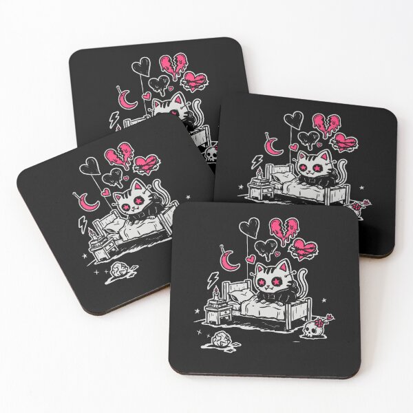 Item preview, Hoodie Cat Scene Kid Emo Aesthetic Art designed and sold by Say It With Ink.