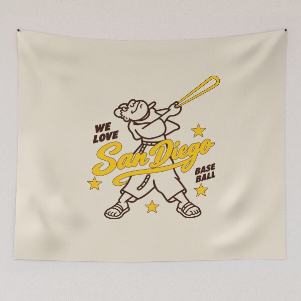 Item preview, San Diego Friar Baseball Vintage Mascot, Minimalist.  designed and sold by GhostDawgs.