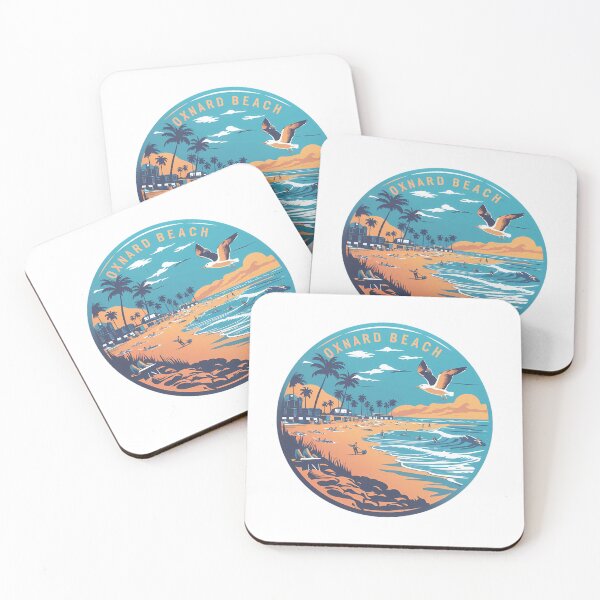 Item preview, Oxnard Beach Day - Vibrant Coastal Scene designed and sold by Kristytryusring.