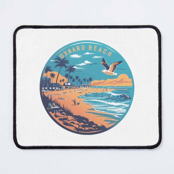Item preview, Oxnard Beach Day - Vibrant Coastal Scene designed and sold by Kristytryusring.